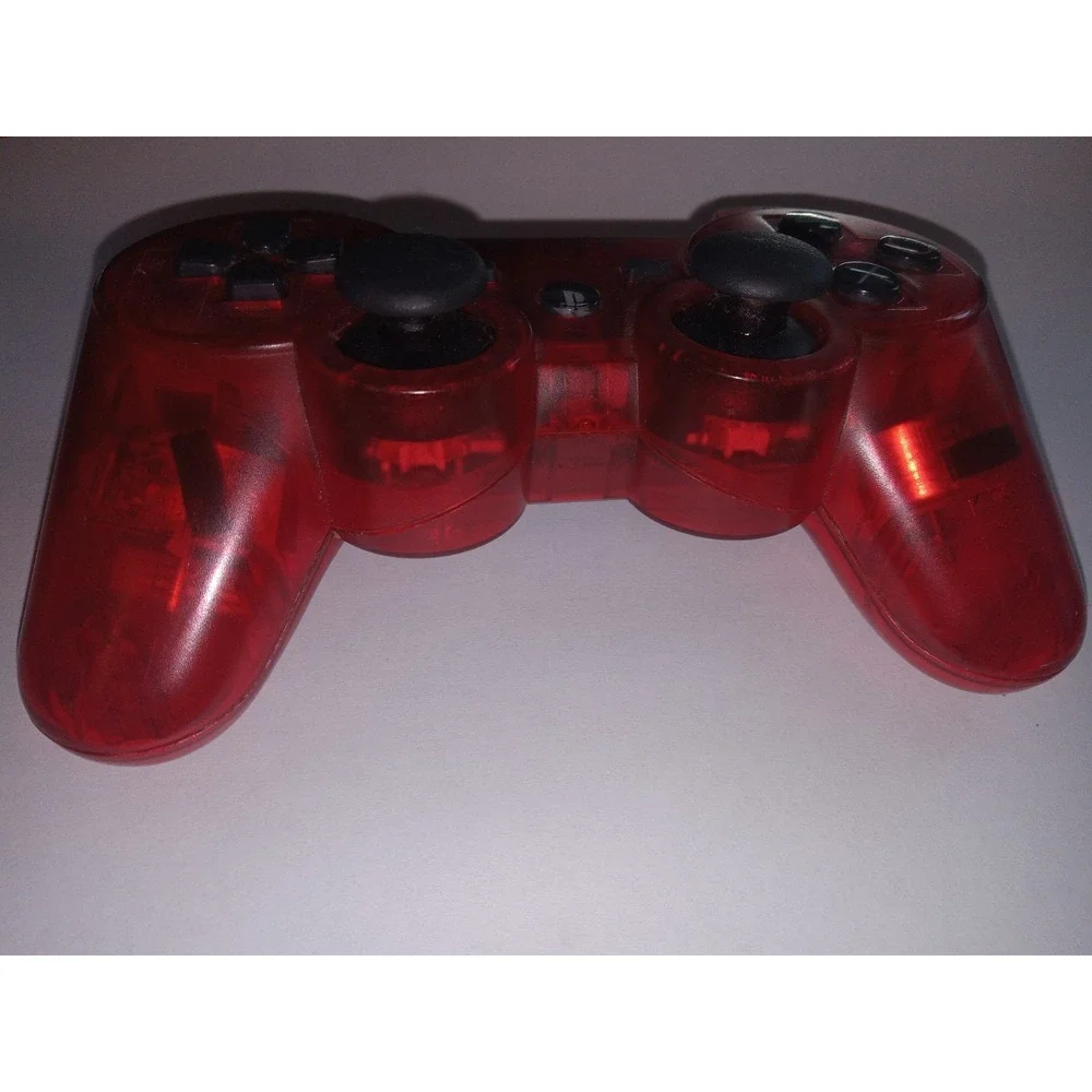 Official Sony DualShock 3 Wireless Controller – Crystal Red / Clear Red